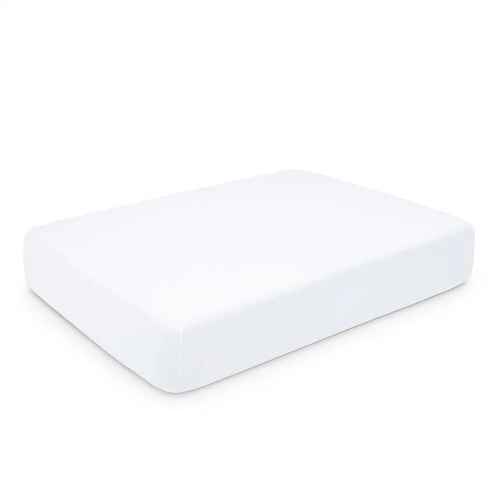 Fitted Sheet in Organic Cotton - White for wholesale by PAPATE