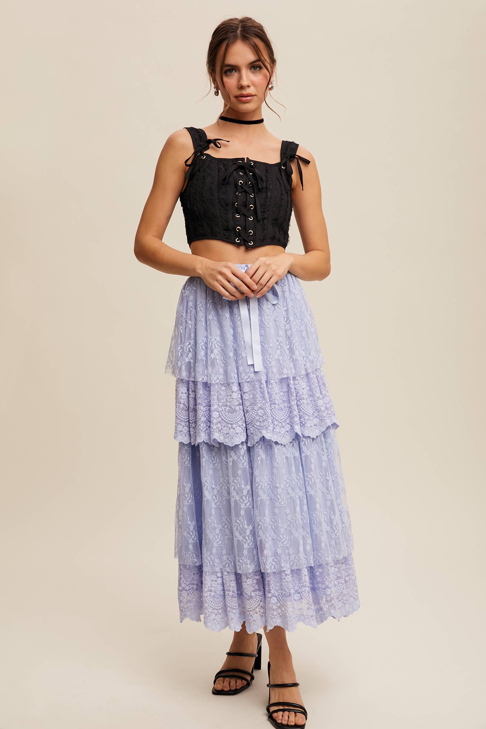 Listicle - Wholesale Korset - Dames - Vetersluiting Corset Crop Top7