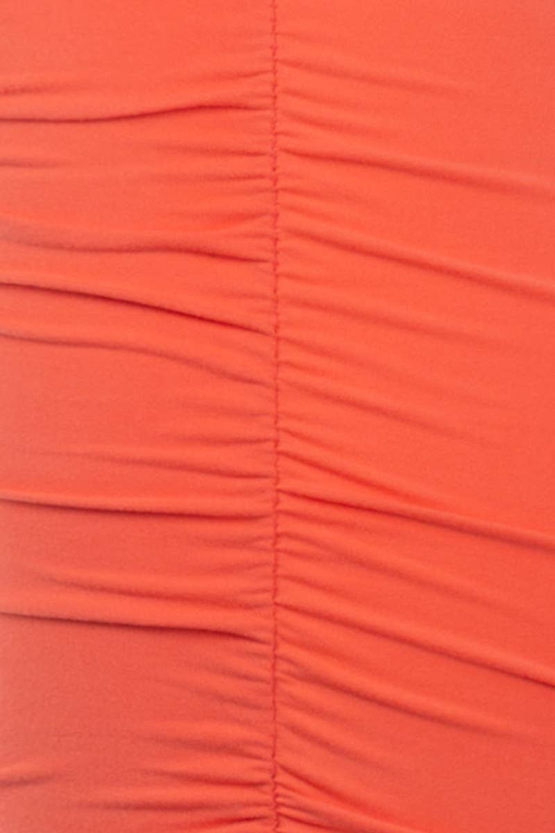 NINEXIS - Wholesale Skirt - Women's - CWBMS070_Slim Fit Ruched Long Pencil Skirt10