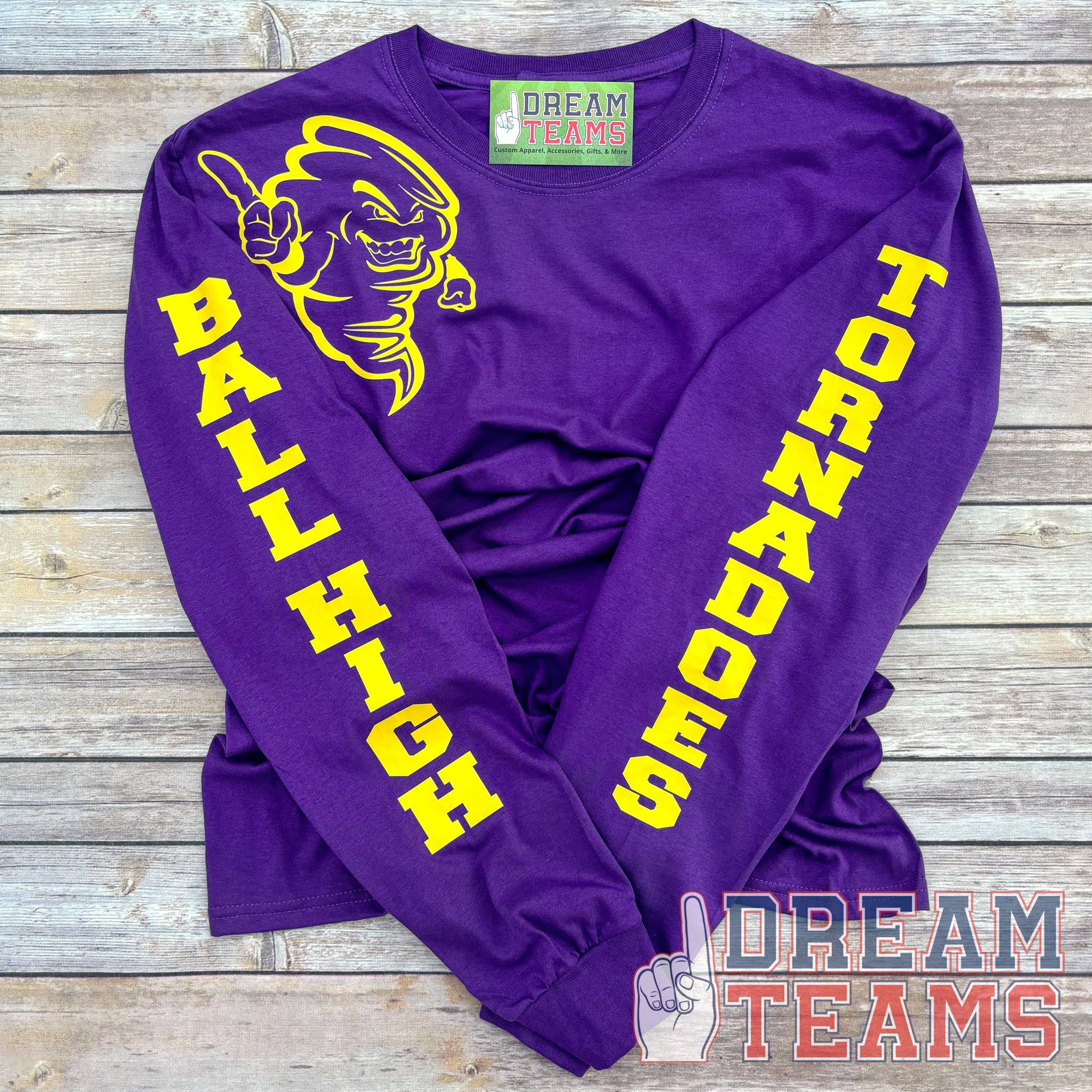 Daydreamer Designs - Vente Sweat-shirt à imprimés – femme - T-shirt à manches longues avec mascotte personnalisée1