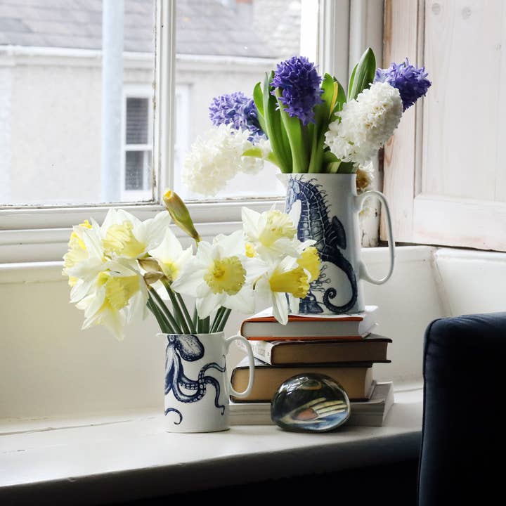 Cream Cornwall – wholesale Jug – Bone China Octopus Jugs