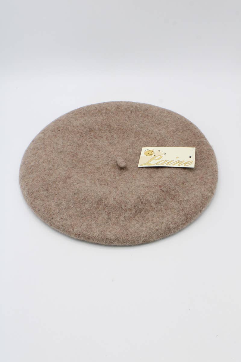 Hologramme Paris - Vendita all'ingrosso Basco - Unisex - Berretto classico in pura lana106