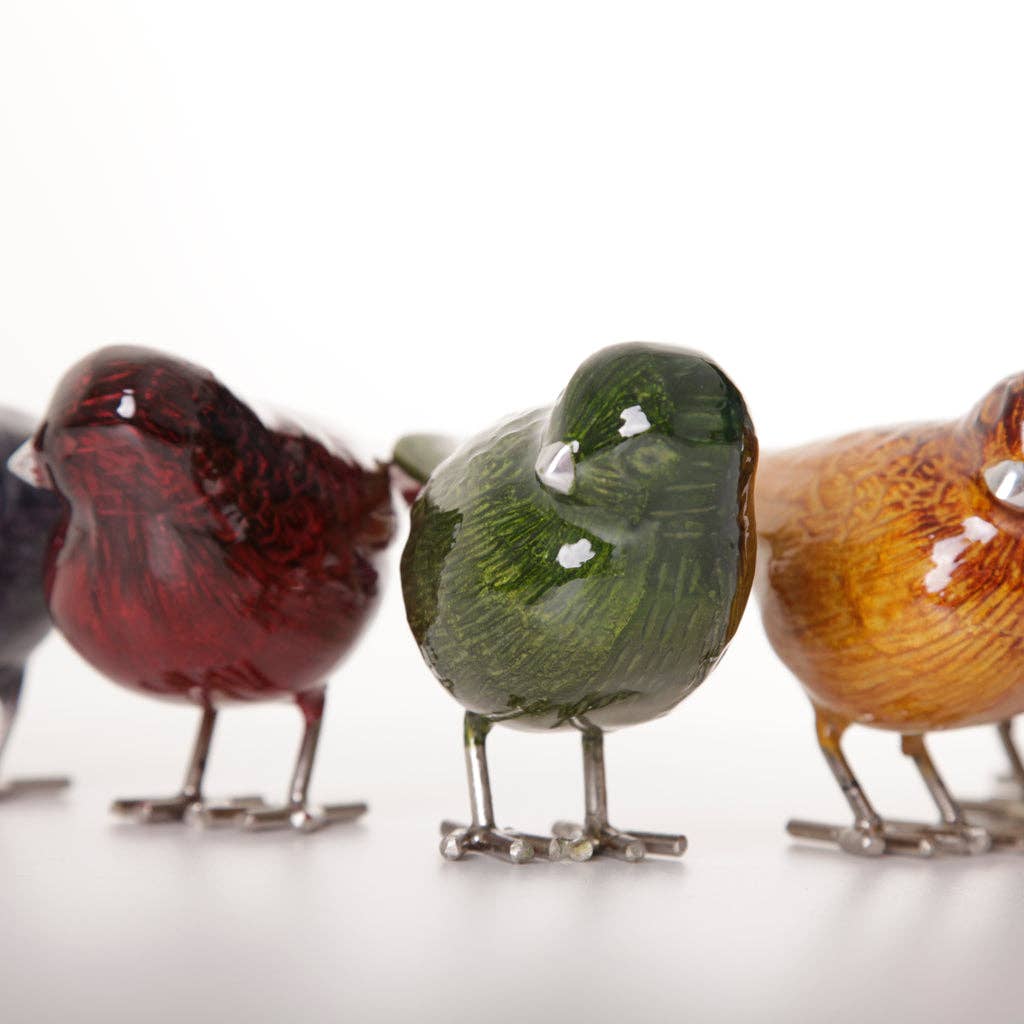 Tilnar Art - Wholesale Decorative Figurine - Brushed Lime Bird 12.5 cm6