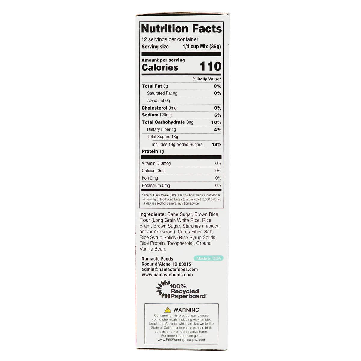 Namaste Foods - Wholesale Brownie Mix - Blondie Mix3