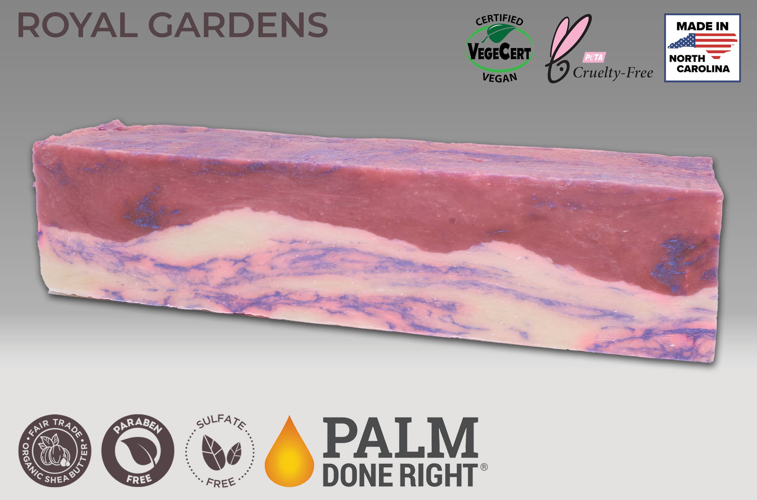 Adams Handmade Soap - Vente Pains de savon - Savon Royal Gardens1