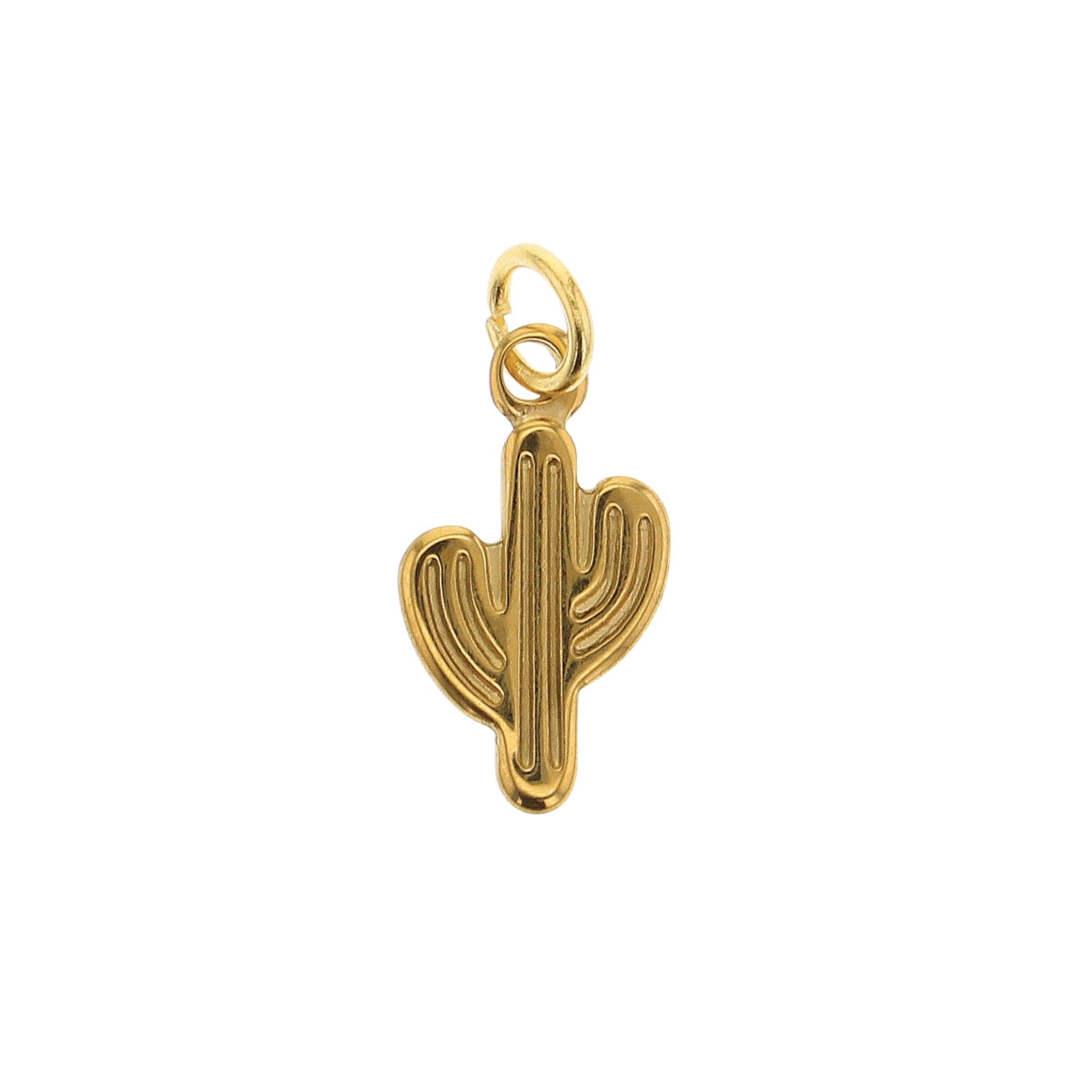 Lotus Jewelry Studio – wholesale Individual charm/pendant – Large Cactus Charm0