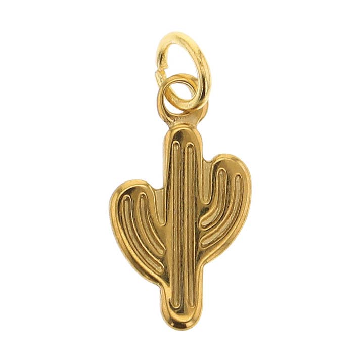 Lotus Jewelry Studio – wholesale Individual charm/pendant – Large Cactus Charm0