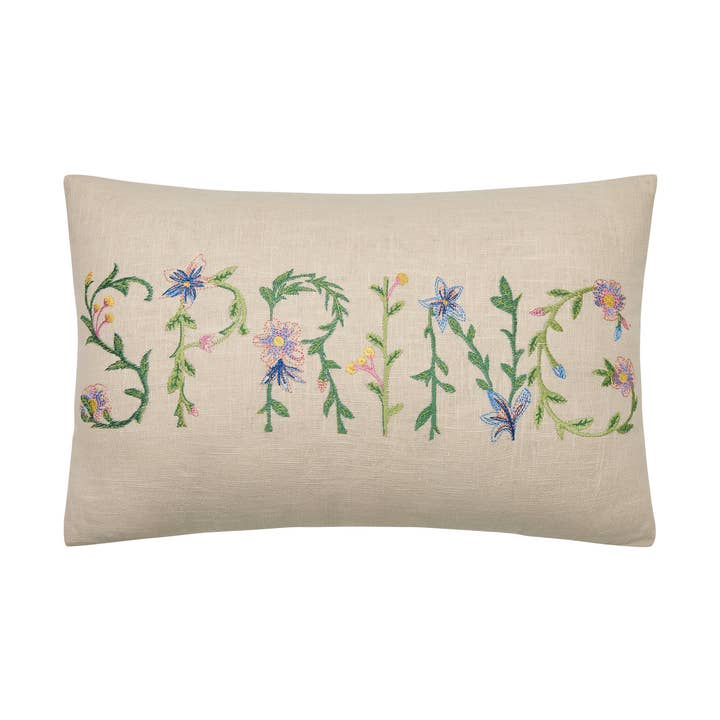 Almohada bordada de primavera para venta al por mayor de Peking Handicraft