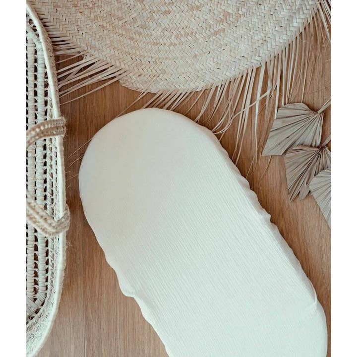 Manufacture des bébés français – wholesale Spjälsängslakan – Ecru Moses korg påslakan