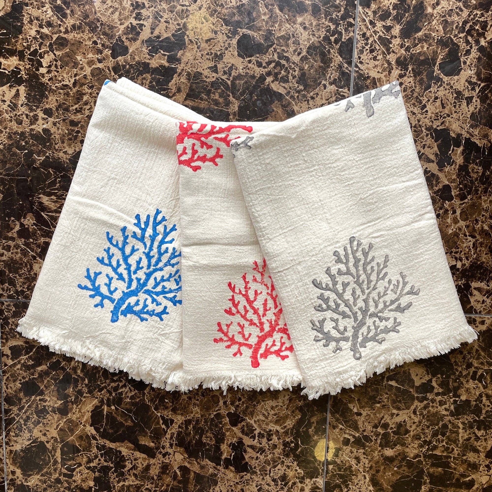 Mila∞Miro by Emelie – Engroshandel Strandhåndklæde – Muslinhåndklæde i Reef Red3