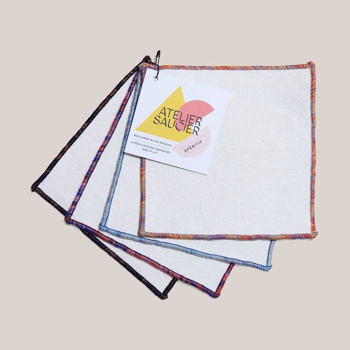 Rainbow Sky Cocktailservetter | Set med 4 för wholesale av ATELIER SAUCIER