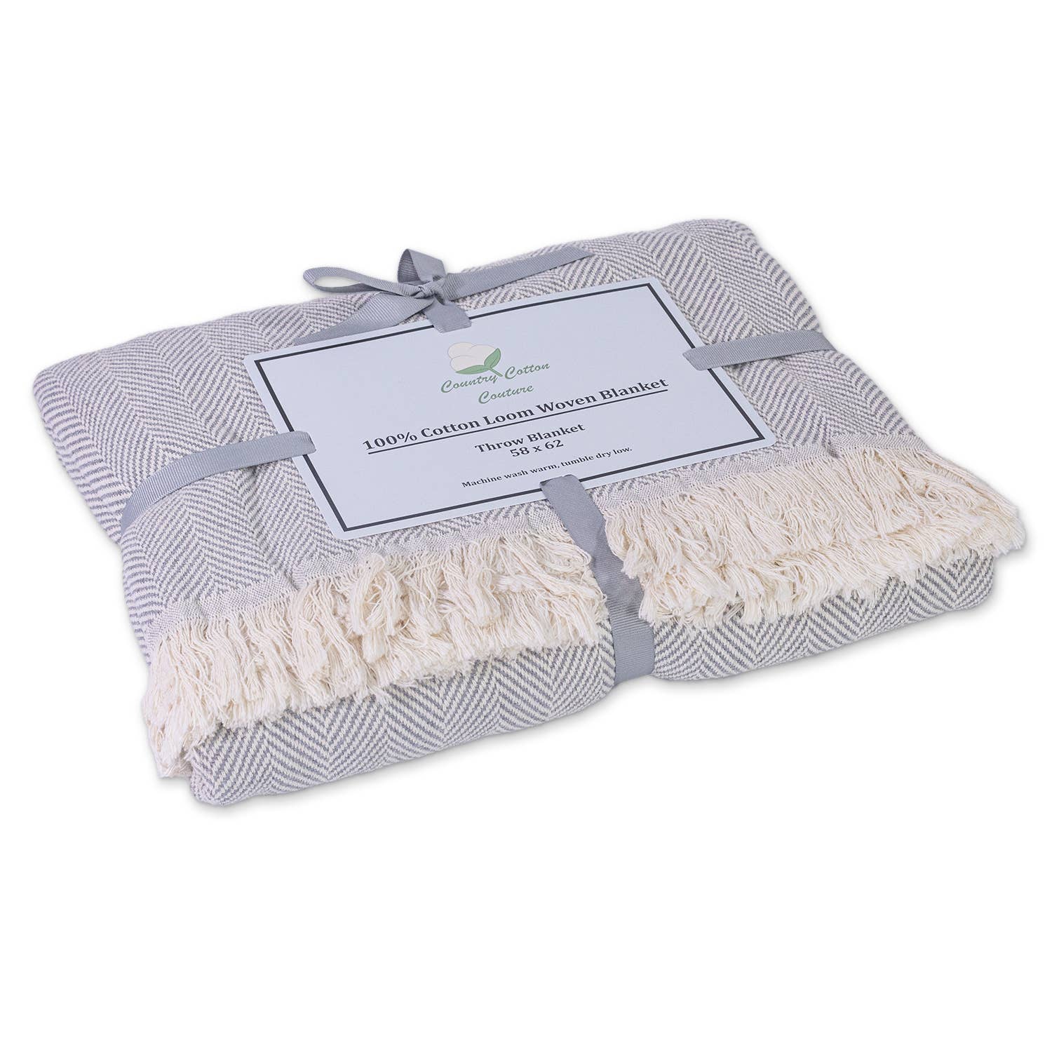 Country Cottons - Wholesale Throw Blanket - 100% Cotton Patterned Throw Blankets – 58″ x 62″2