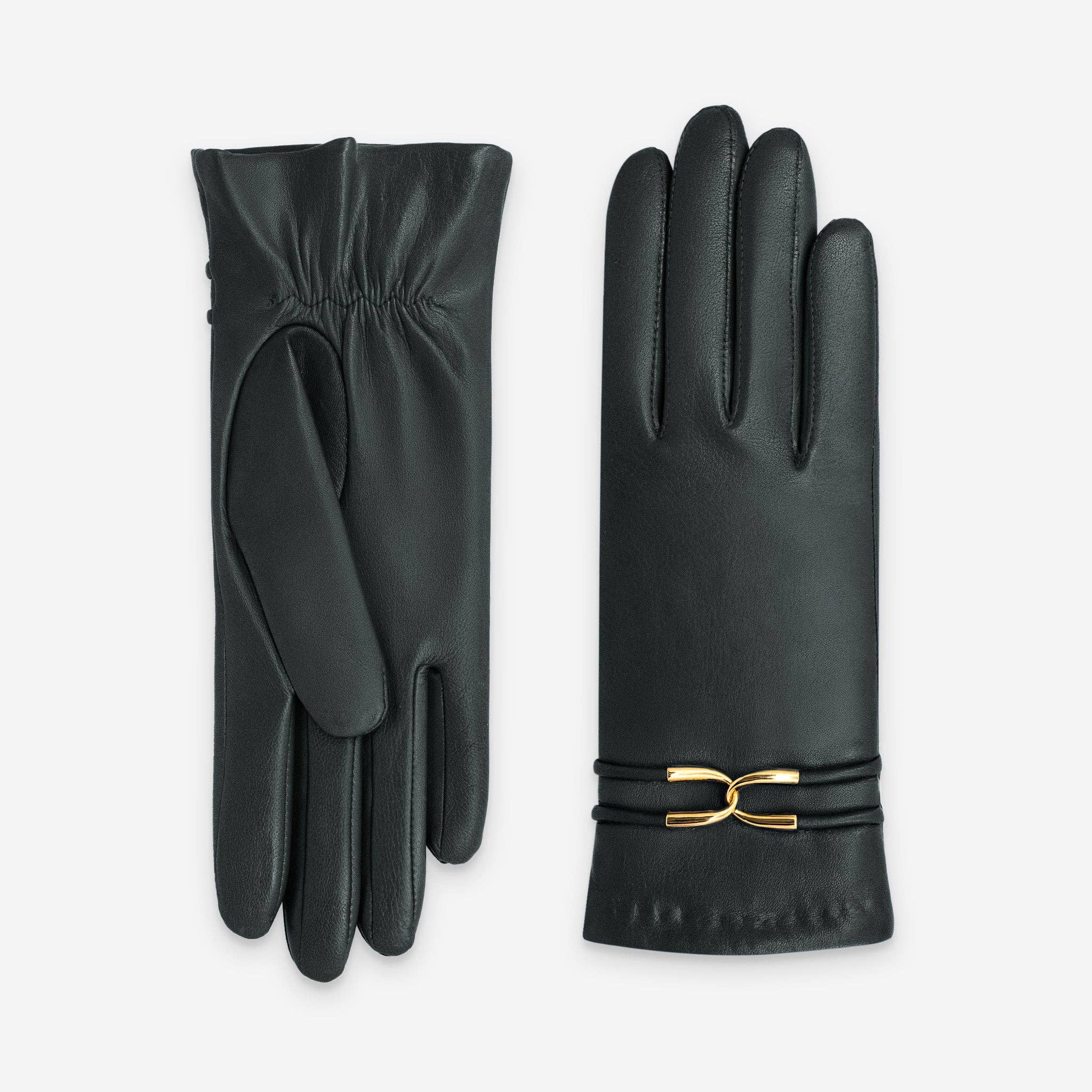 Glove Story - Wholesale Gloves - Women's - Lambskin Leather Gloves–Cashmere,Wool & Nylon Lining–21643CA10