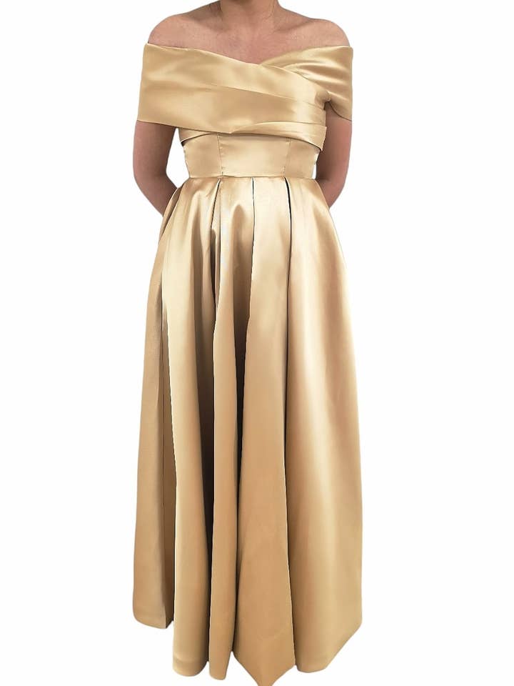 Robe de cocktail Or pour la vente par Les Voiliers