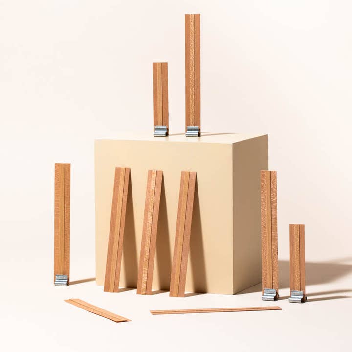 makesy - Wholesale Jar/Filled Candle - custom crackling booster wood wick .03