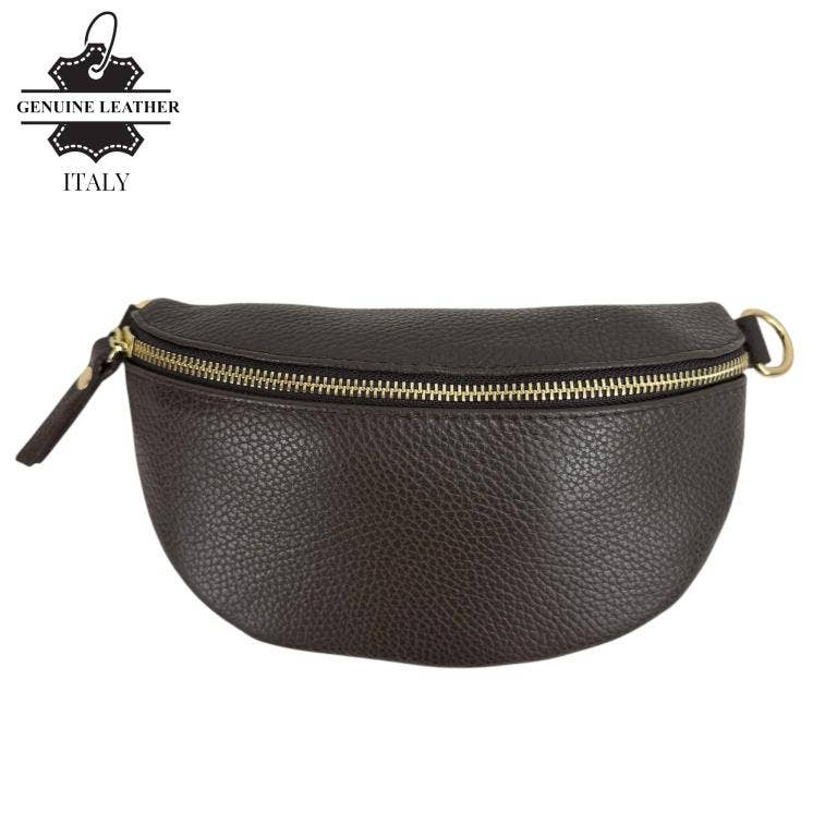 Chenson & Gorett - Vente Sac ceinture – femme - Sac banane compact en cuir italien pour femme. Promotion en ligne.22