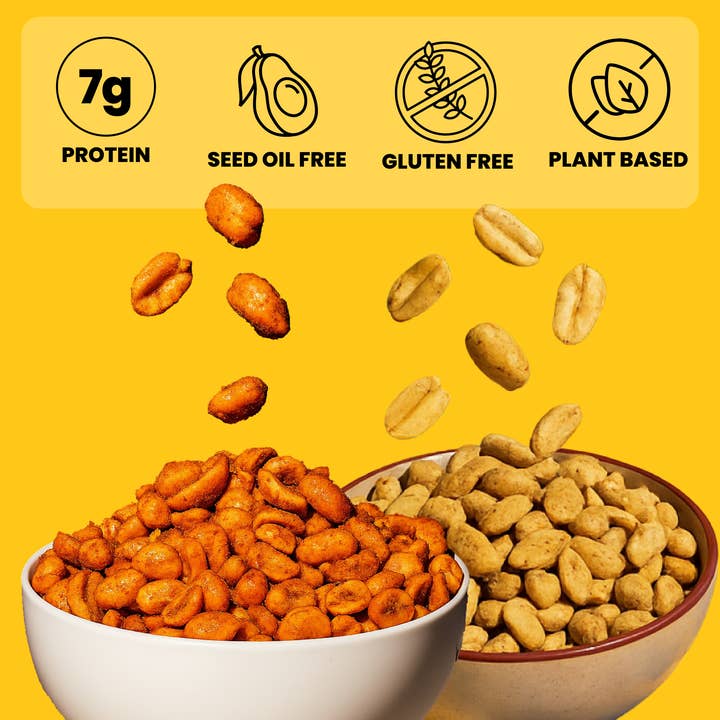 Confusion Snacks - Wholesale Nuts - Dry Roasted Peanuts Variety Pack – Bold Snack Sampler 7.0oz1