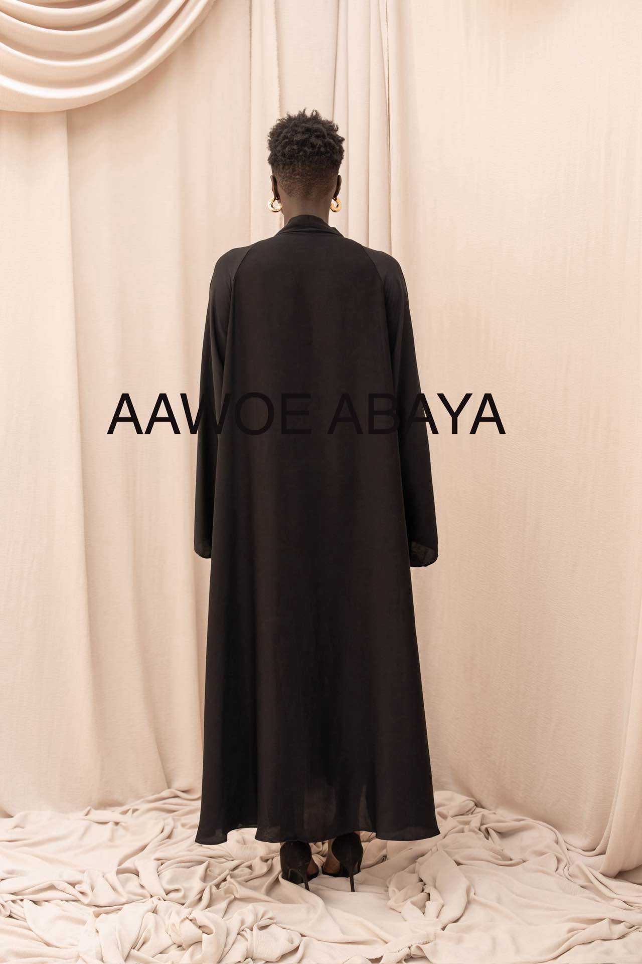 Aawoe Abaya - Wholesale Hijab - Women's - Modern Kimono With Long Sleeves - 2407-DRESS5
