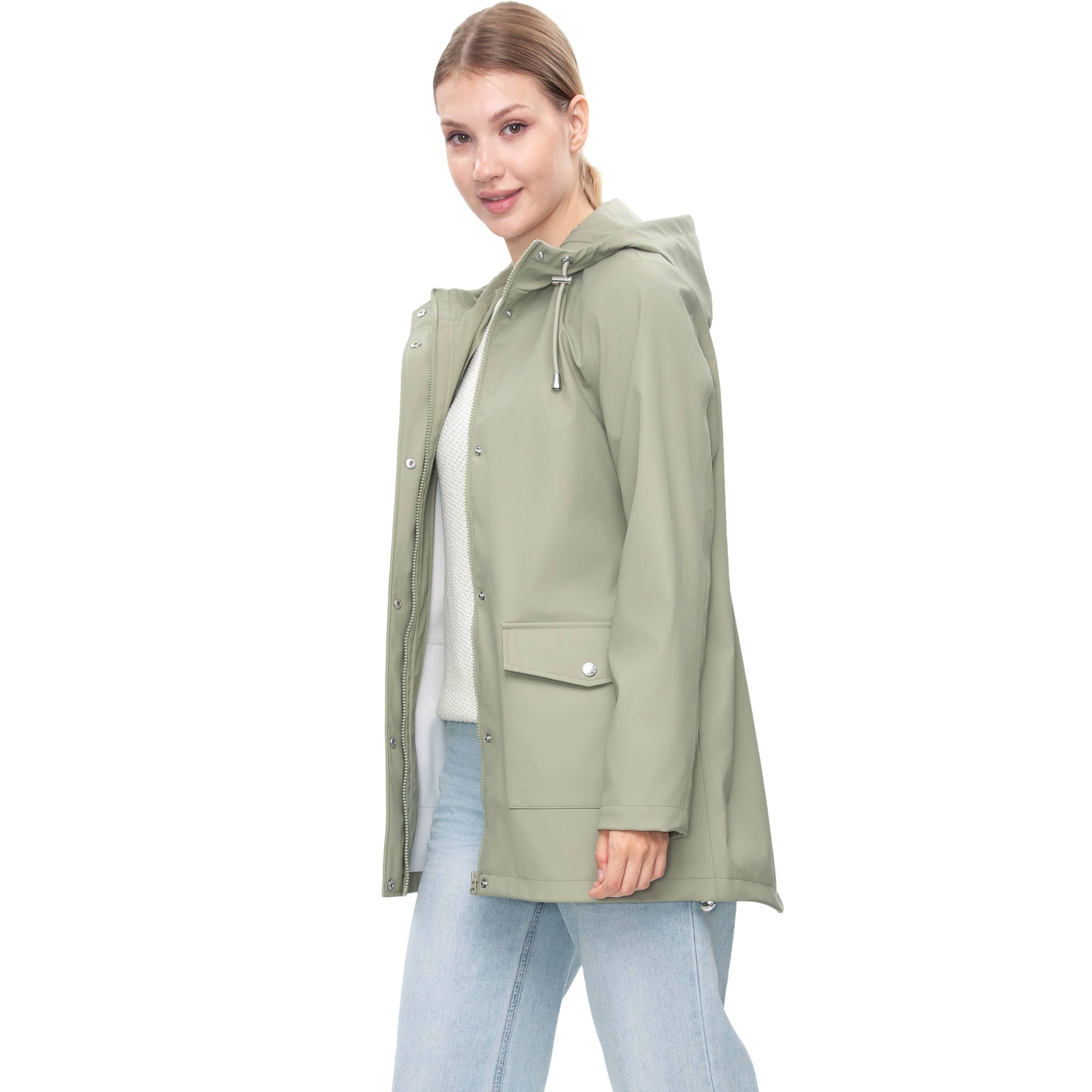 Rokka & Rolla - Wholesale Raincoat - Women's - Women's Waterproof Rain Coats Hooded Jackets26