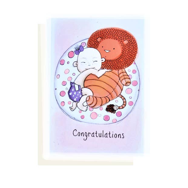 Congratulations Greeting Card: 5 by 7, envelopes (Copy) (Copy) for wholesale by Scribble Scrabble
