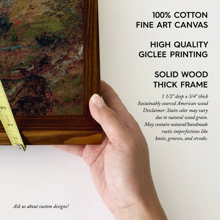 Hangout Home - Wholesale Art Print - Wyoming Valley - Valley Landscape Canvas Art - Wood Framed3