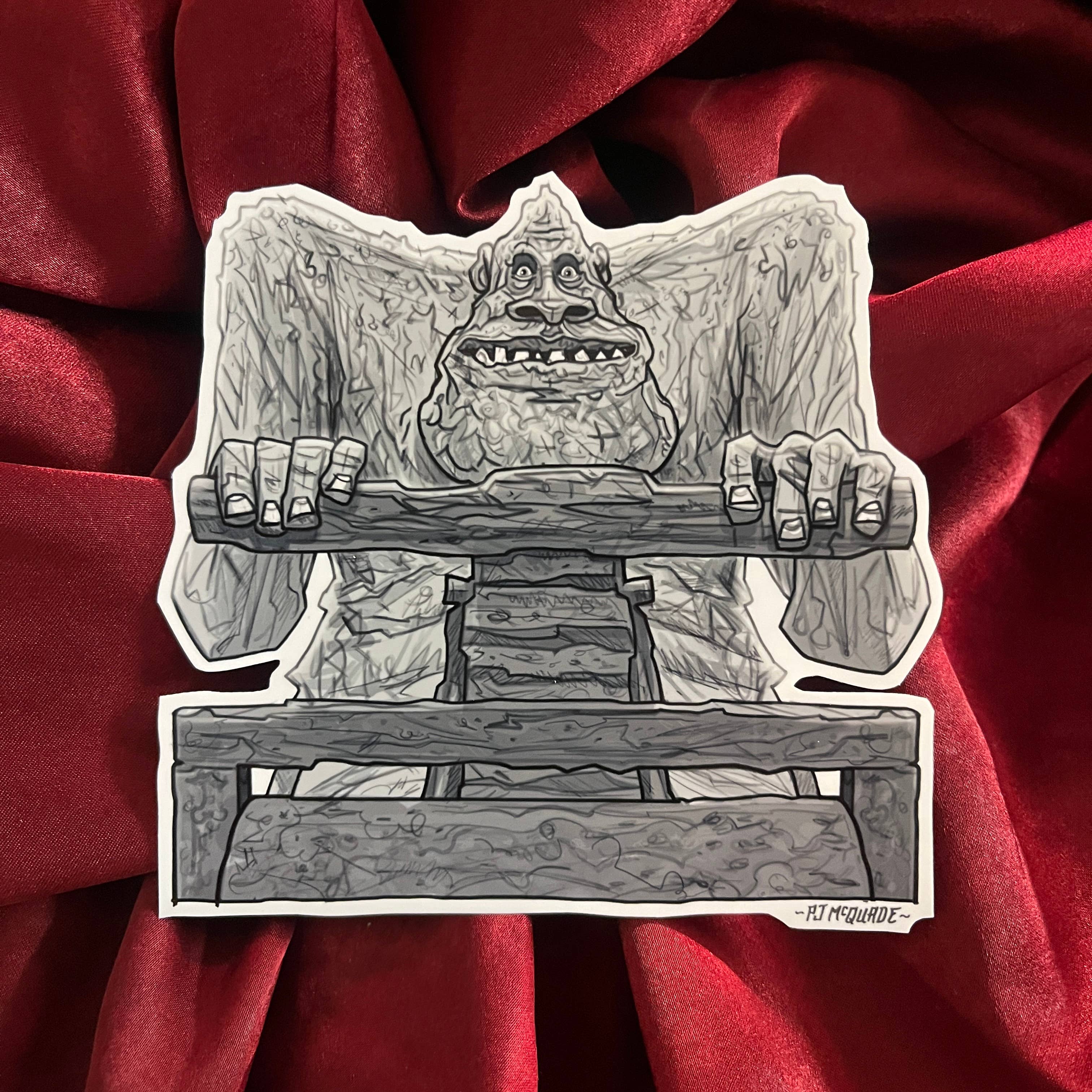 Castle McQuade - Wholesale Sticker - ROCK EATER Waterproof STICKER0