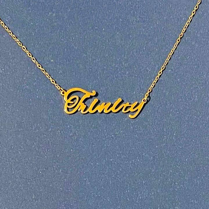 Trinity Name Necklace for wholesale by Zotair