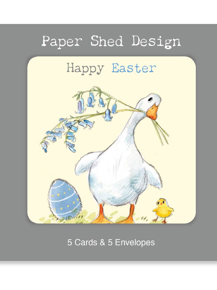 Easter packs - 5 cards with envelopes - EASTERPACK04 for wholesale by Paper Shed Design Ltd