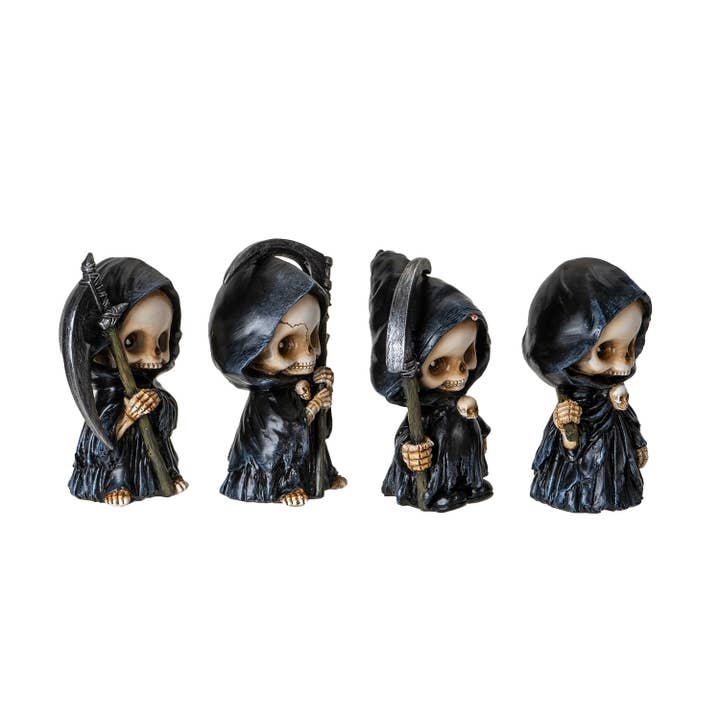 Pacific Trading - Wholesale Decorative Figurine - Grim Reaper 4Pc Set1