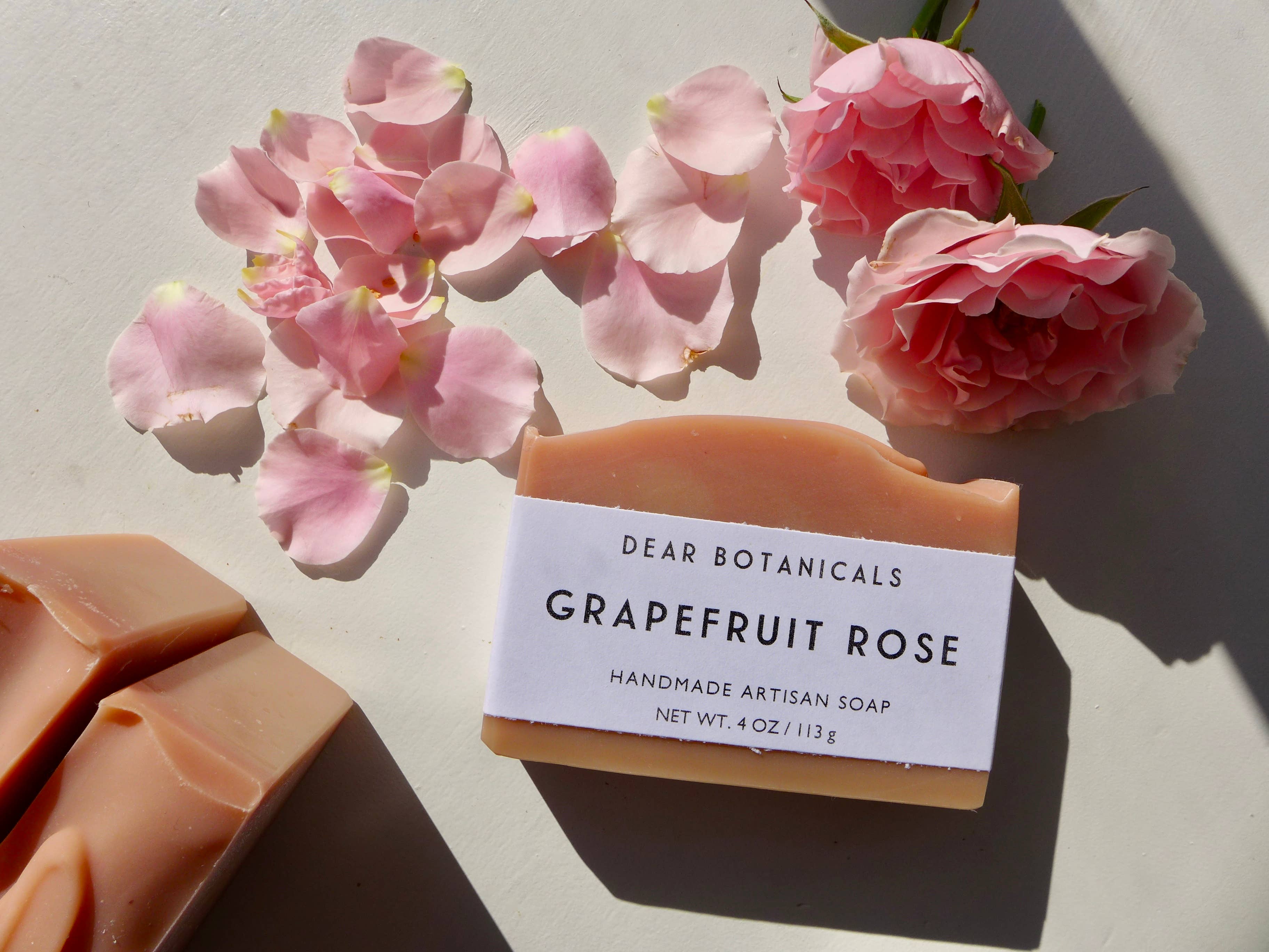 Dear Botanicals - Wholesale Bar Soap - Grapefruit Rose Soap3
