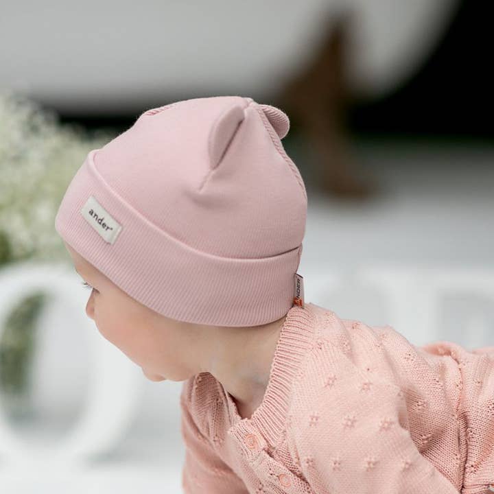 Ander - Wholesale Beanie - Kids - Children's hat made of knitted cotton, elastic! Made in PL6