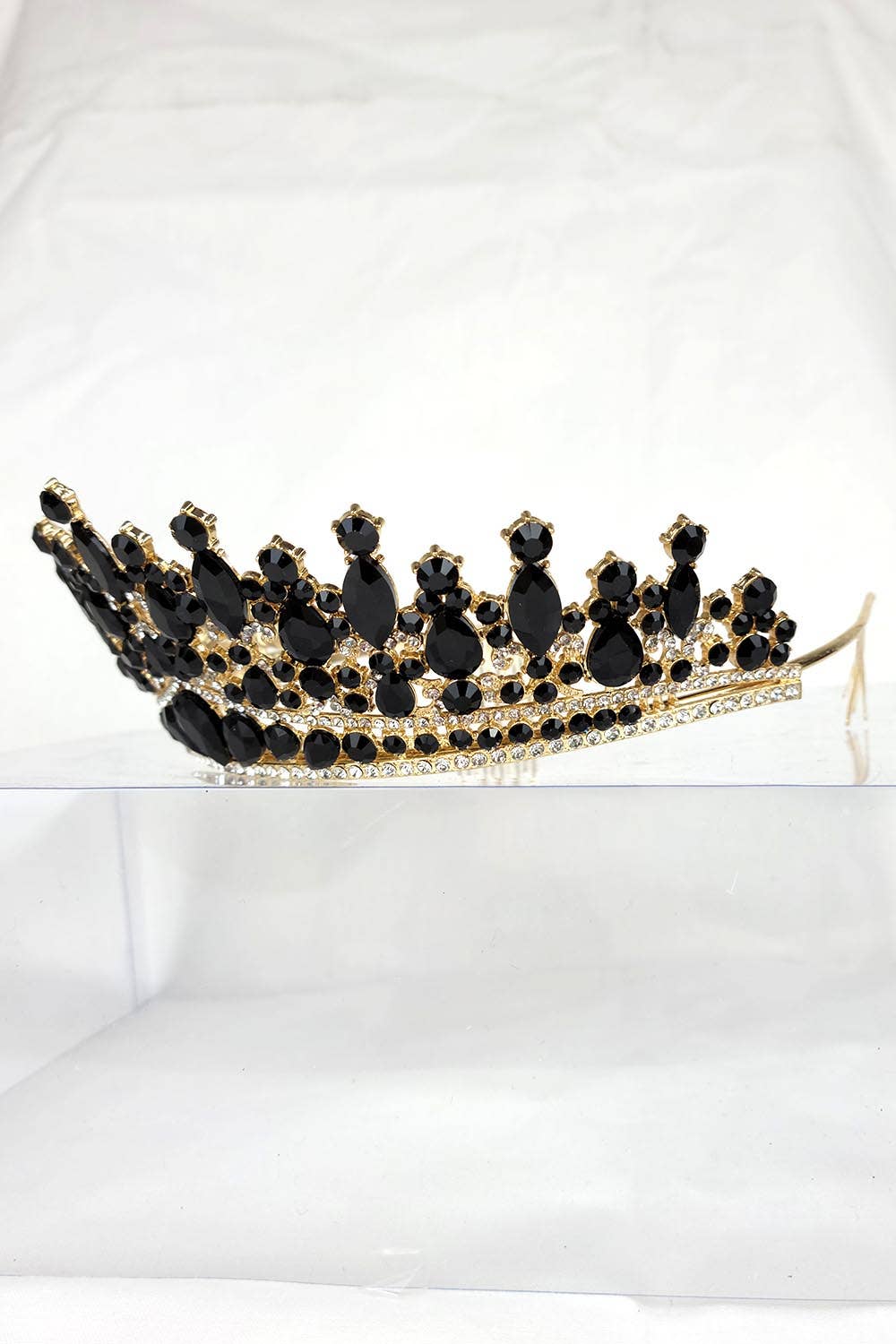 Chicas - Wholesale Tiara - Women's - One Size Fits All Tiara With Jewels HT93226