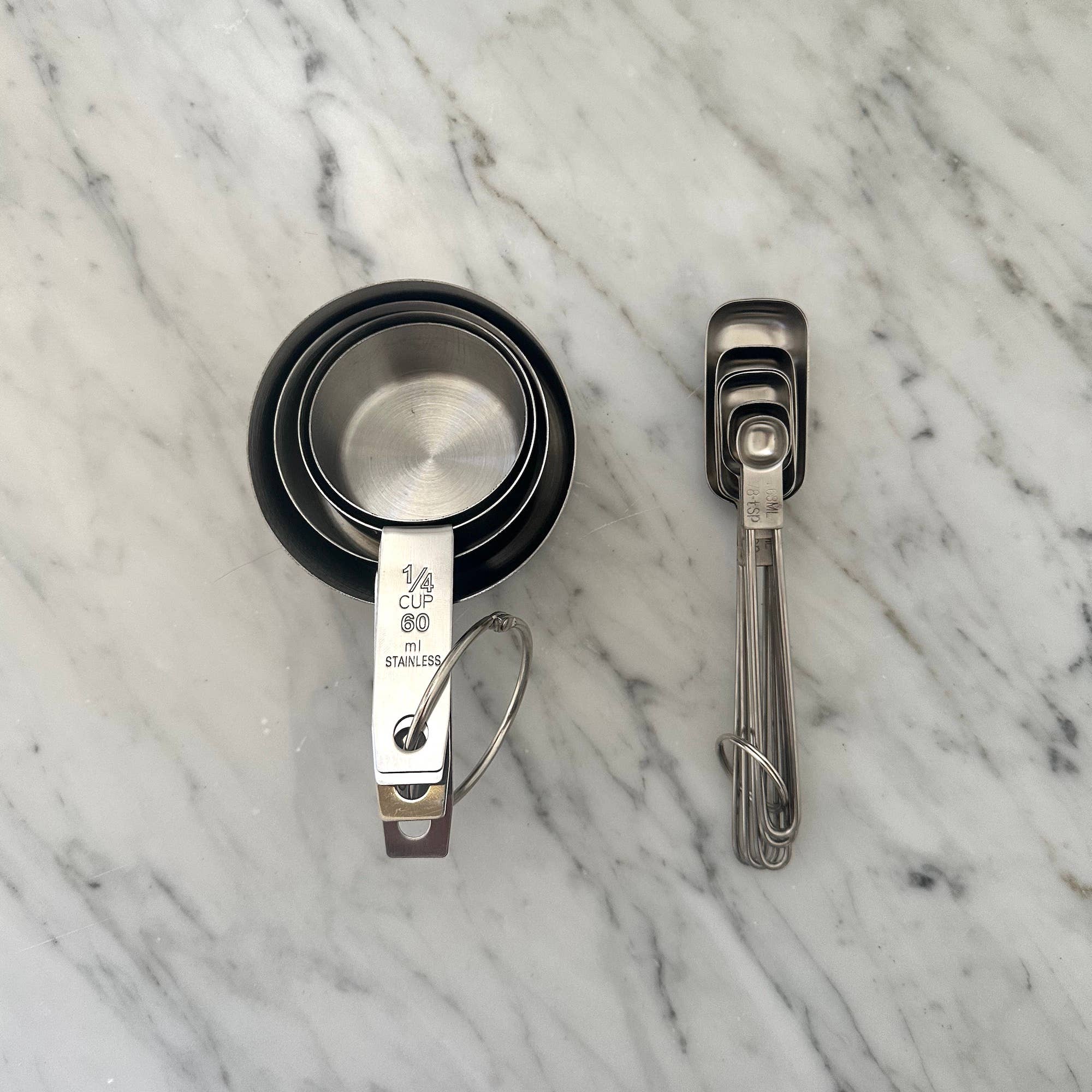 Fox Run Brands - Wholesale Measuring Cup - Fox Run Stainless Steel Measuring Cup and Spoon Set1