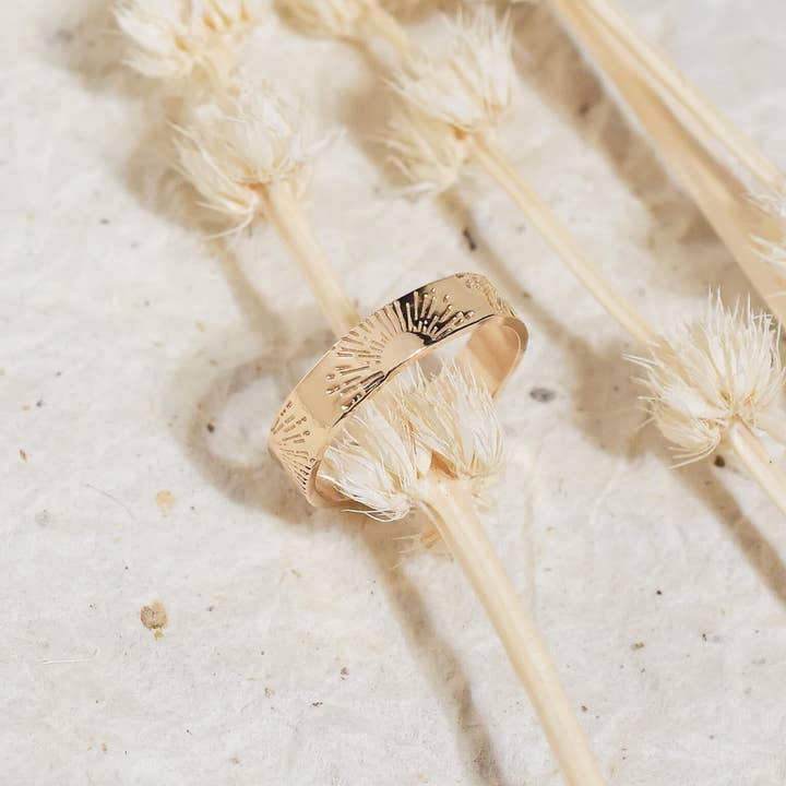 Loveable - Wholesale Band/Stacked Ring - Luxe Sunshine Ring 4mm6