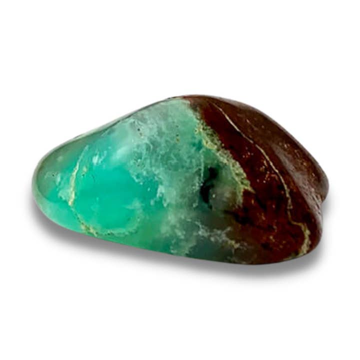 KARMA YOGA SHOP - Wholesale Spiritual Stone/Crystal - Chrysoprase “Regeneration” rolled stone0