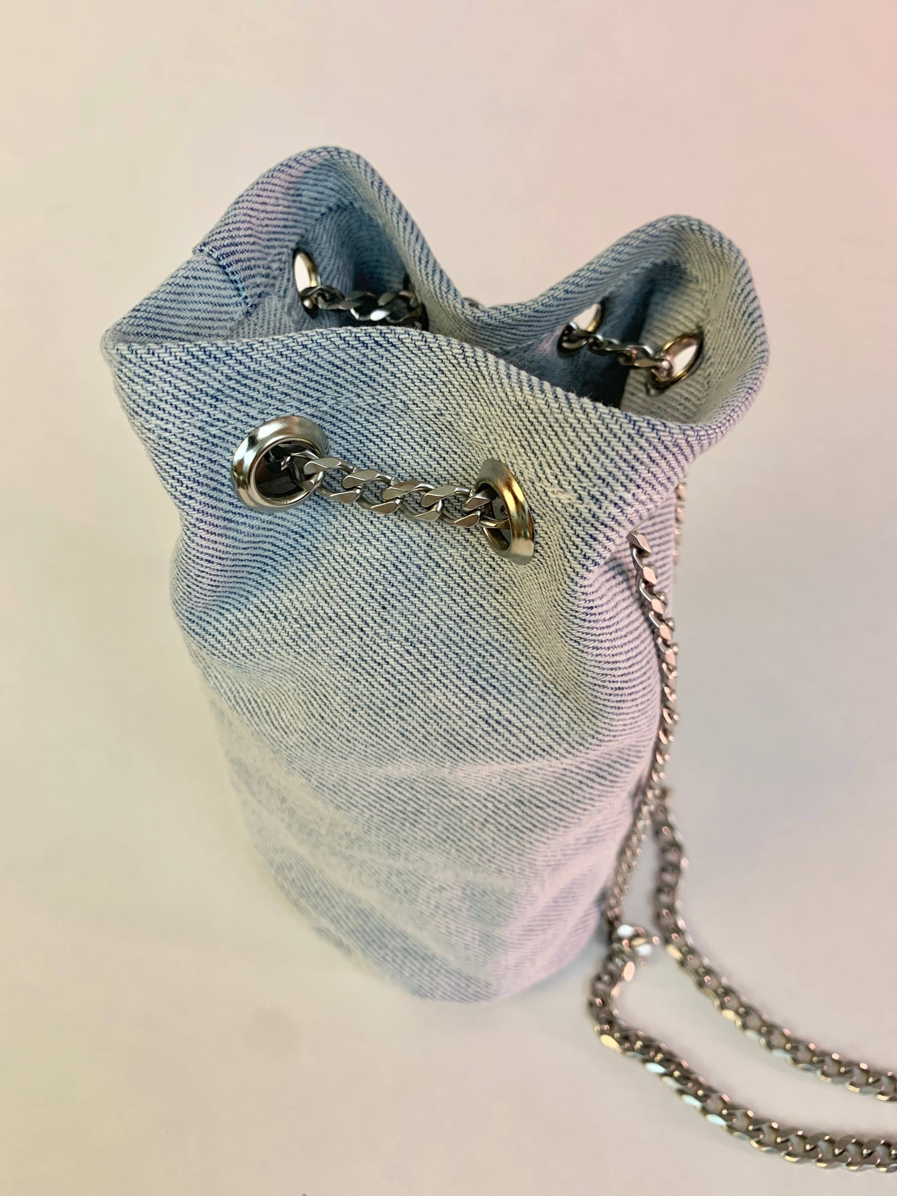 Shop Journal Vintage - Wholesale Crossbody Bag - Women's - Recycled denim mini pouch bag6