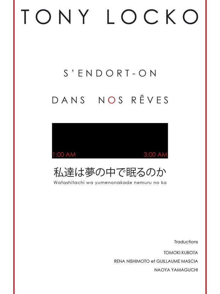 Falder vi i søvn i vores drømme - Tony Locko alias Antilopsa for engroshandel hos MINDSET EDITIONS