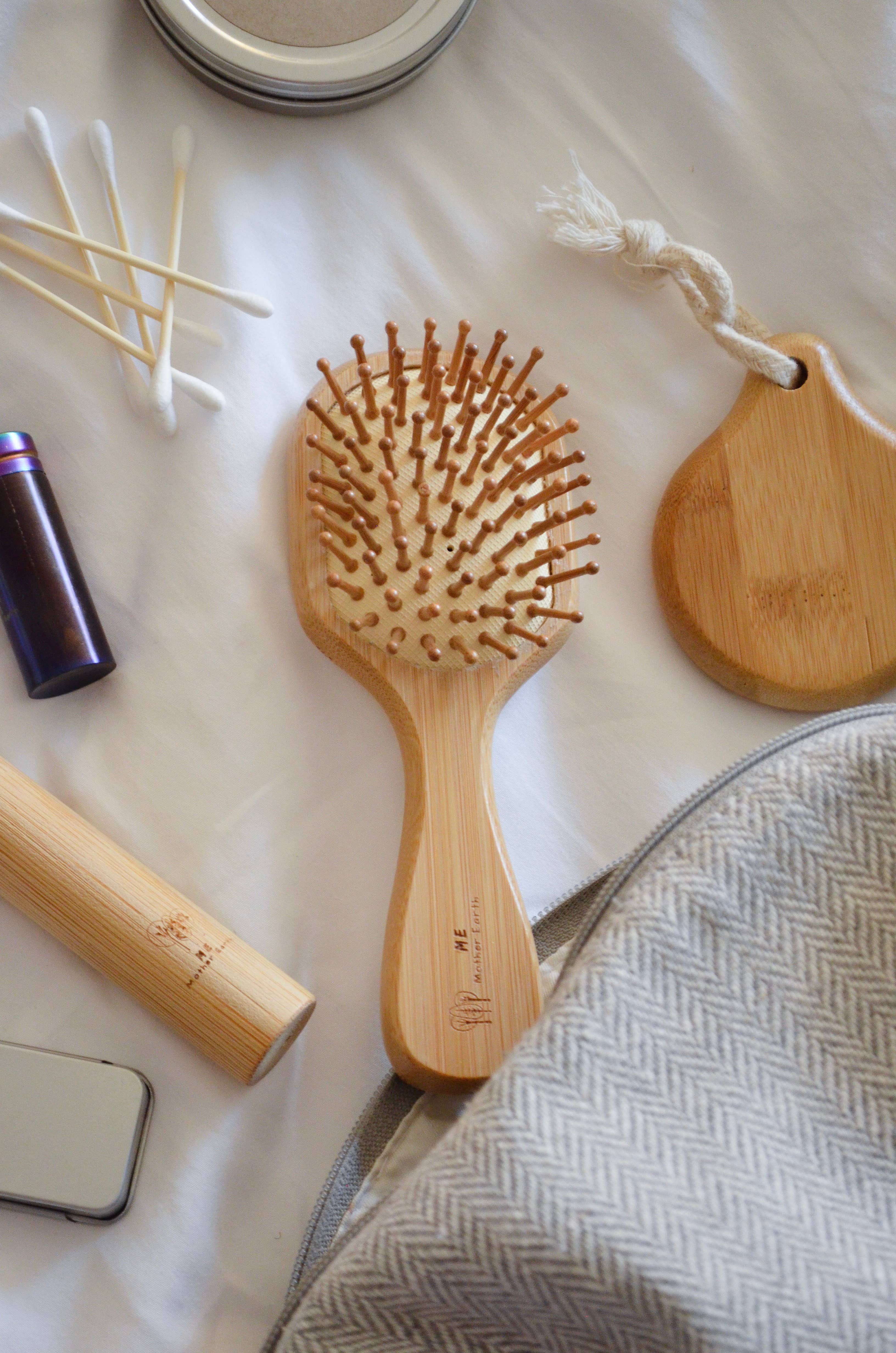 Me Mother Earth - Wholesale Hair Brush/Comb - Bamboo Travel Hairbrush3