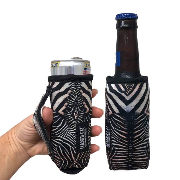 Zebra 8-10oz Slim Can Handler™ for wholesale by Drink Handlers