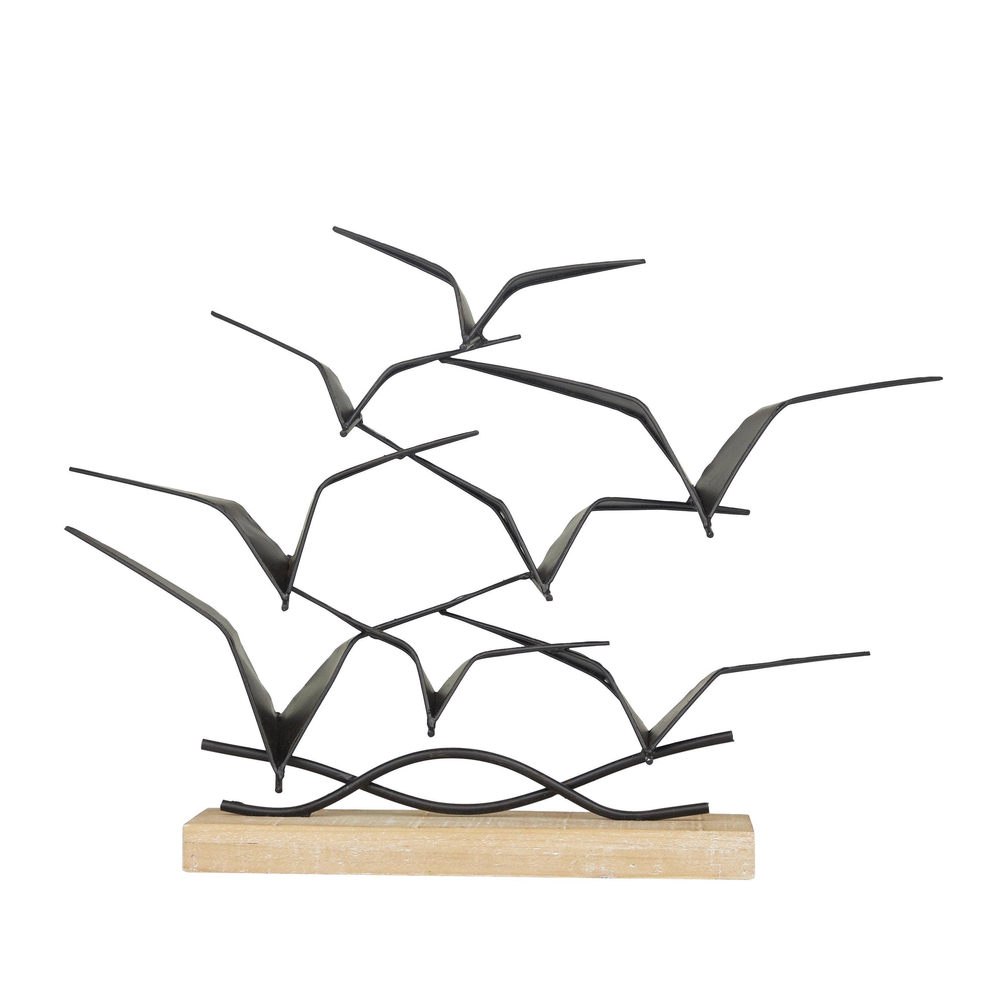 Deco Marché - Wholesale Sculpture - Coastal Black Metal Sculpture1