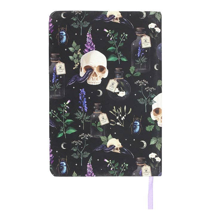 Something Different Wholesale – wholesale Notebook – Venom & Vines Gothic Skull Print A5 Notebook2