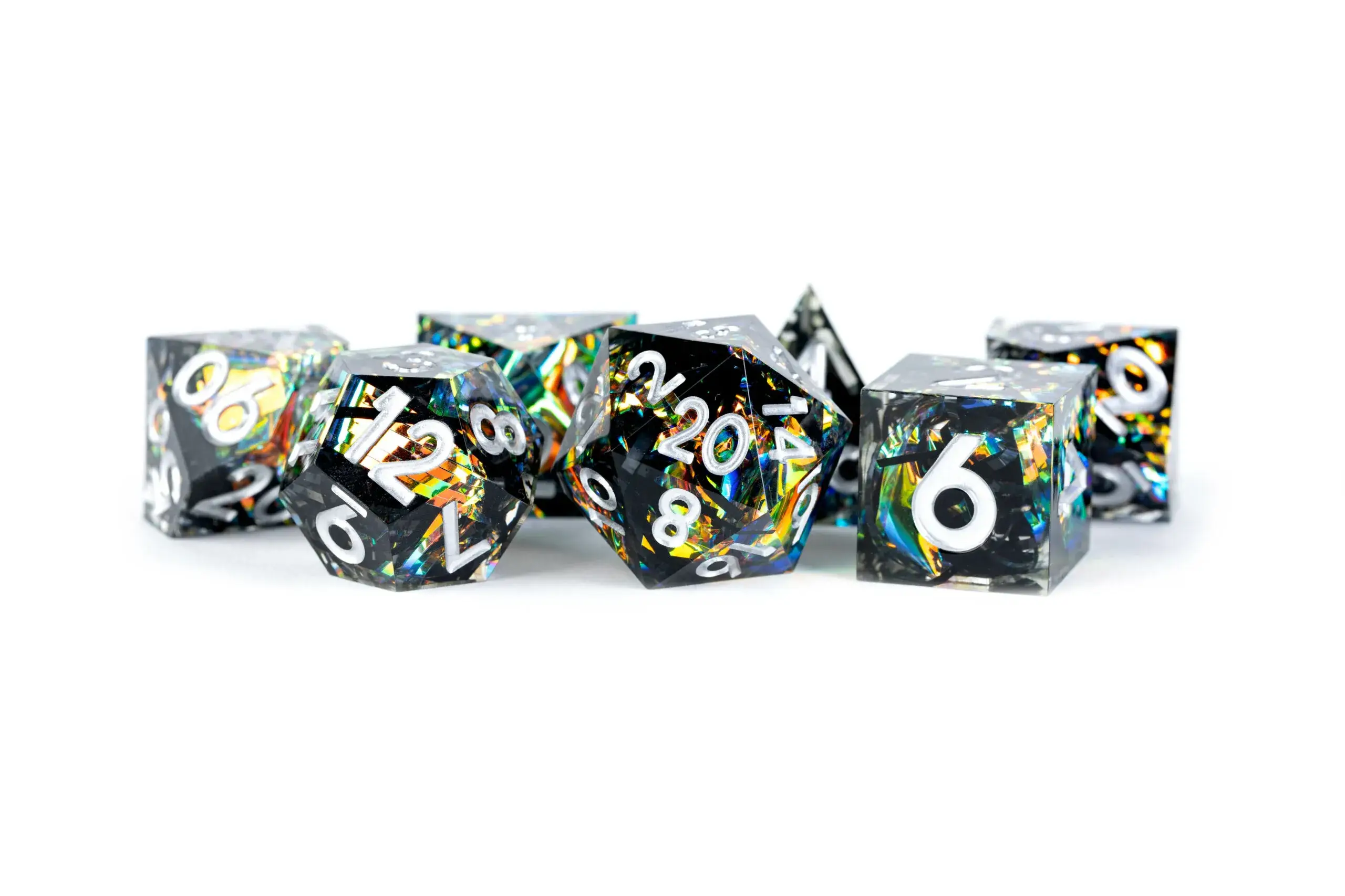 FanRoll by Metallic Dice Games - Wholesale Dobbelstenen - PREMIUM handgemaakte Sharp Edge-dobbelstenen (18 opties)9