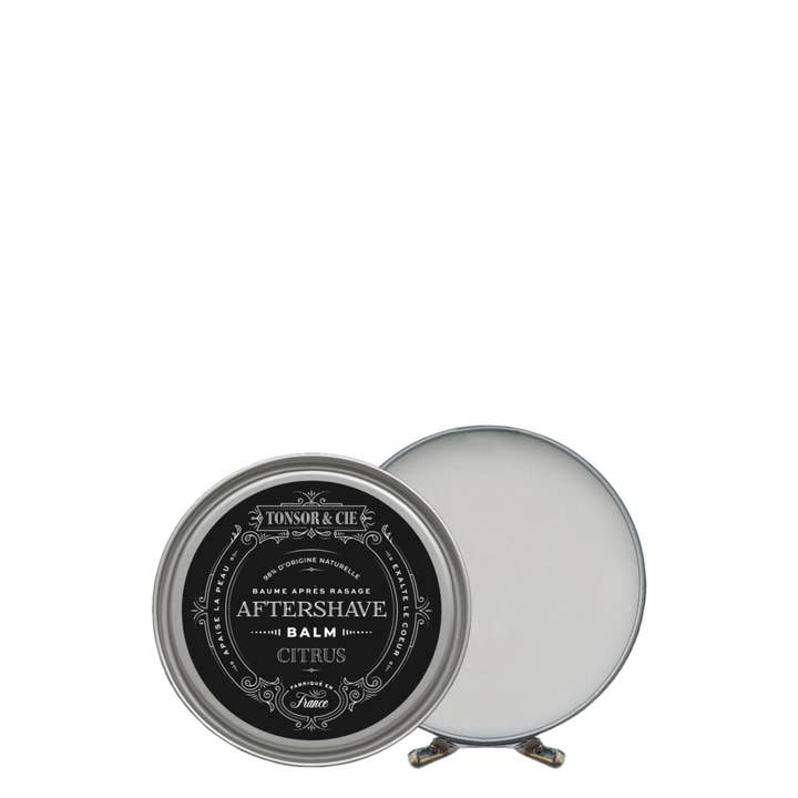 Tonsor & Cie. - Wholesale Aftershave - Men's - Tonsor & Cie - Baume Après-Rasage Citrus 50 ml - Hydrate, Apaise et Répare la Peau - Beurre de Karité, Huile de Coco & Aloe Vera - Texture Fondante - Formulé et Fabriqué en France2