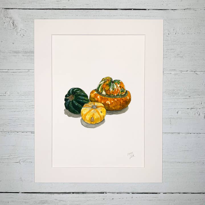Gourds - Fine Art Print for wholesale by Esmay Luck Art