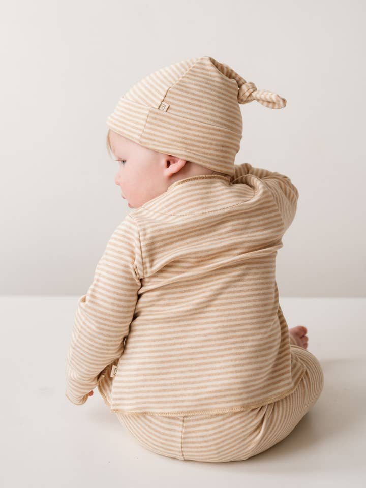 Riley Magnetic Baby Set in Stripes for wholesale by Dear Hayden