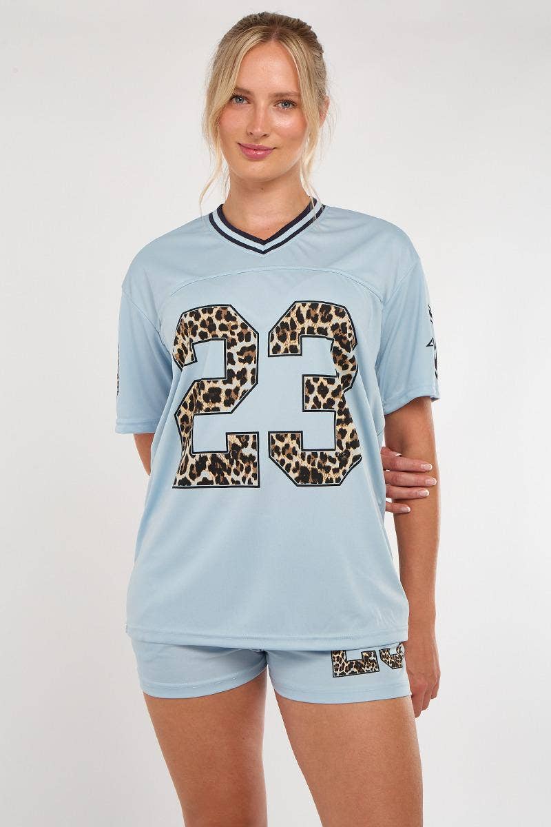 AX Labels - Wholesale Top & Short Set (NOT Loungewear) - Women's - Leopard Print 23 T-Shirt With Shorts Co-ord26