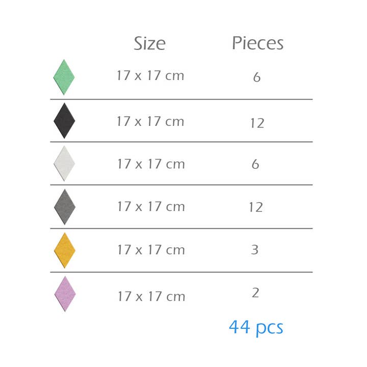 Arrow Zoom Limited - Wholesale Wall Accent - Acoustic Ecstatic Honeycomb Felt Art Decor KK1272