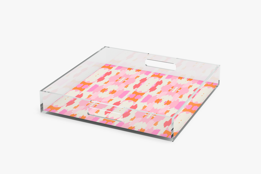 Clairebella Personalized Gifts & Pillows - Wholesale Decorative Tray - Mitzy Acrylic Trays | Acrylic Tray | Food Serving Tray1