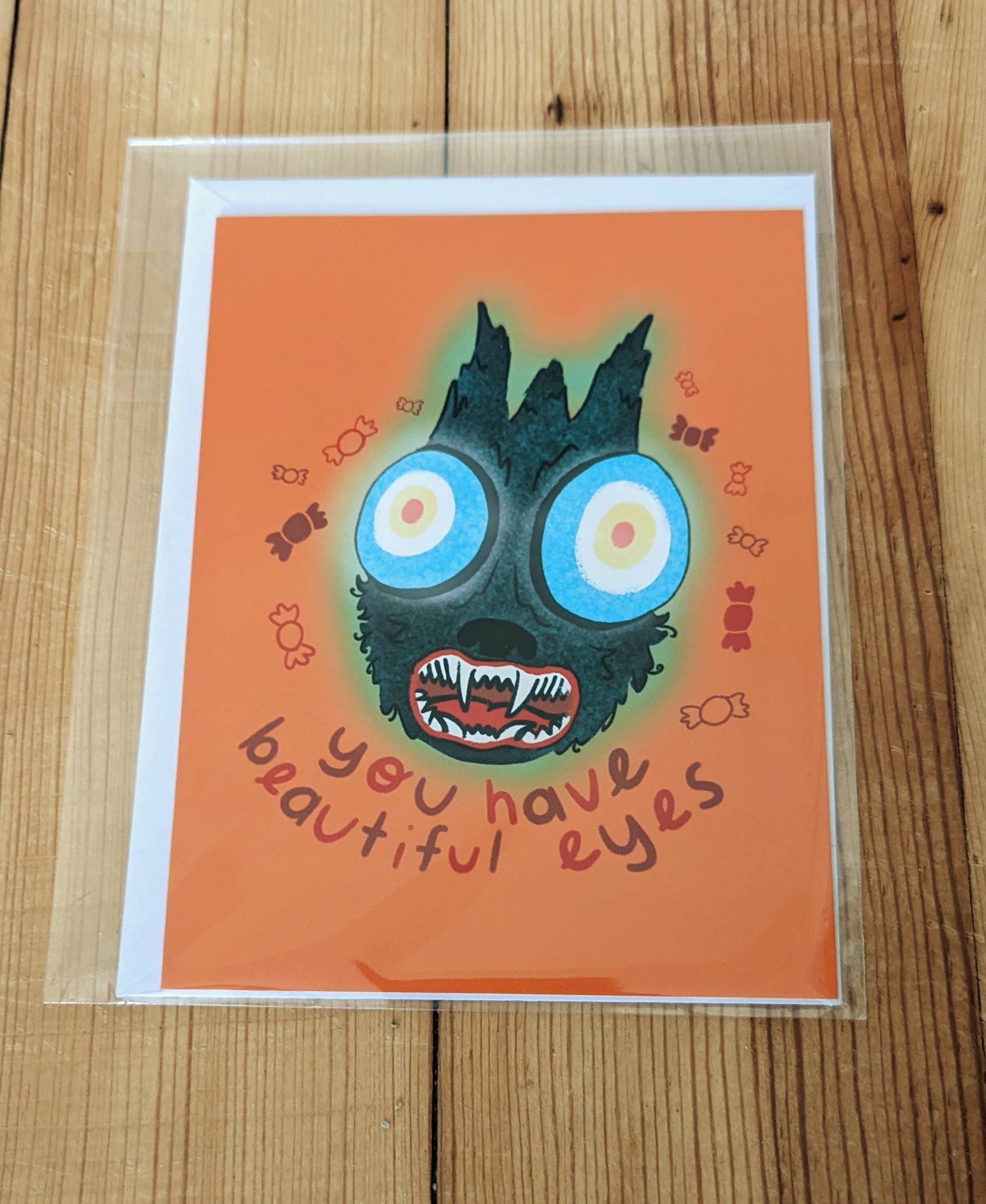 Sadsquatch - Wholesale Everyday Greeting Card - You Have Beautiful Eyes - Over the Garden Wall Card1