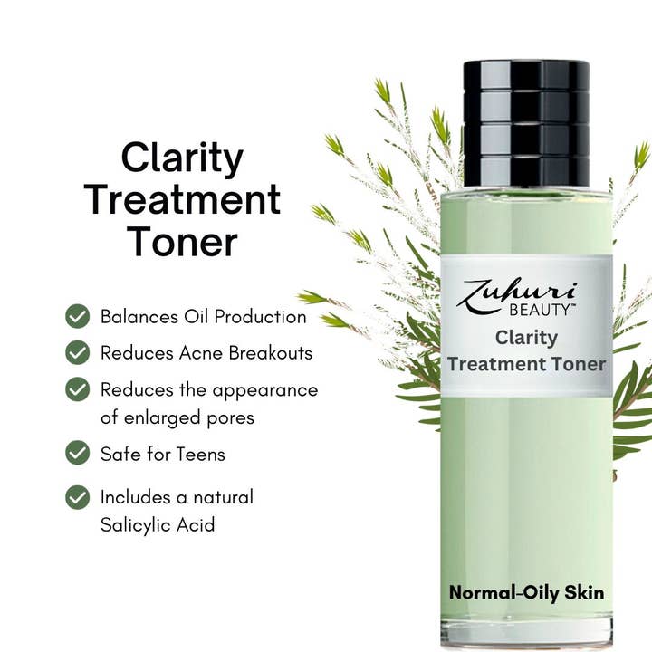 Zuhuri Beauty Clarity Treatment Toner for oily and acne skin for wholesale by Zuhuri Beauty